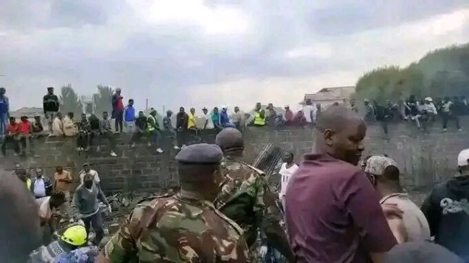 Panic and Sombre Mood as Plane Crashes in Kiambu, killing 6