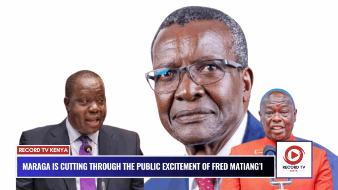 Maraga is Cutting Through the Public Excitement of Fred Matiang’i