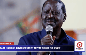 Raila is Wrong, Governors Must Appear Before the Senate and NG CDF Has to Go