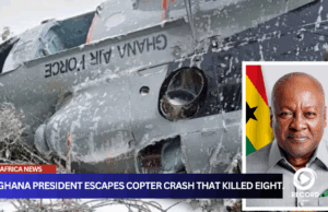 Ghana’s President Escapes Fatal Helicopter Crash That Killed Eight, Reports Say