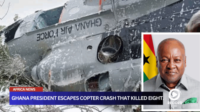 Ghana’s President Escapes Fatal Helicopter Crash That Killed Eight, Reports Say