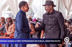 Orengo reappears in public greeting Ruto and Raila after health speculations