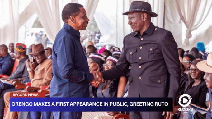 Orengo reappears in public greeting Ruto and Raila after health speculations