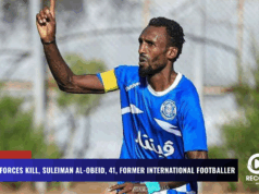 Former international player,Suleiman Al-Obeid, killed by Israel