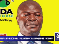 UDA Malava By-Election Aspirant Enock Andanje Dies Suddenly