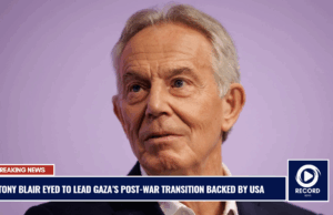 Tony Blair in Discussions to Run Transitional Gaza Authority