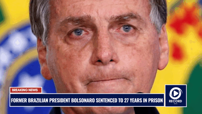 Former Brazilian President Jair Bolsonaro sentenced to 27 years in prison