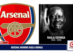 Arsenal Football Club Mourns Raila Odinga, Hails His Legacy Beyond Politics