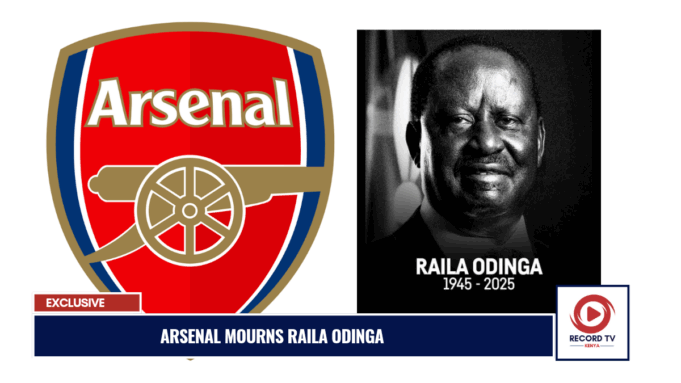 Arsenal Football Club Mourns Raila Odinga, Hails His Legacy Beyond Politics